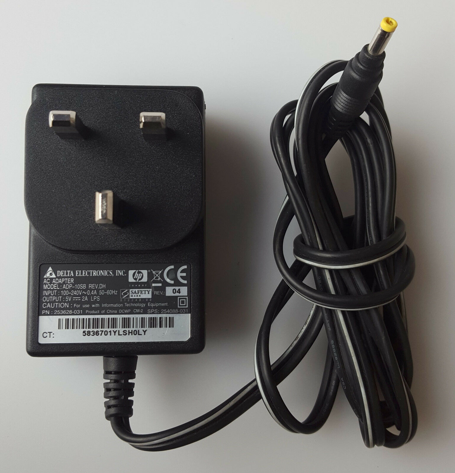 New 5V 2A DELTA ELECTRONICS ADP-10SB REV.DH Power Supply Ac Adapter - Click Image to Close